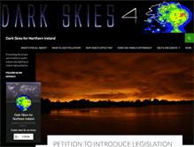 Tablet Screenshot of darkskies4ni.co.uk